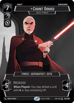 Count Dooku - Darth Tyranus (001/006) (2024 Convention Exclusive) (001/006) [Miscellaneous] | Odin's Place