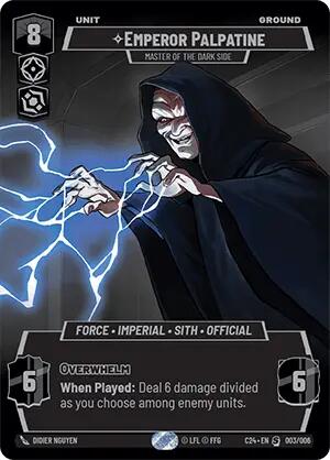 Emperor Palpatine - Master of the Dark Side (003/006) (2024 Convention Exclusive) (003/006) [Miscellaneous] | Odin's Place
