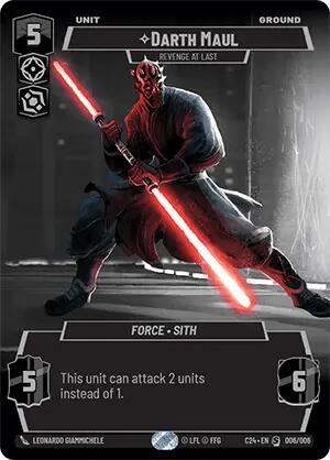 Darth Maul - Revenge at Last (006/006) (2024 Convention Exclusive) (006/006) [Miscellaneous] | Odin's Place