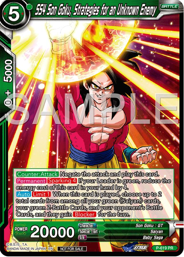 SS4 Son Goku, Strategies for an Unknown Enemy (Deluxe Pack 2024 Vol.2) (P-619) [Promotion Cards] | Odin's Place