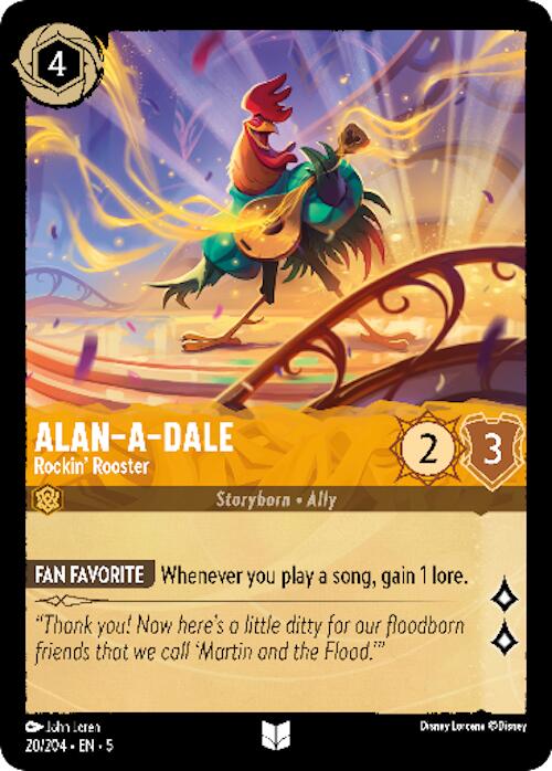 Alan-A-Dale - Rockin' Rooster (20/204) [Shimmering Skies] | Odin's Place