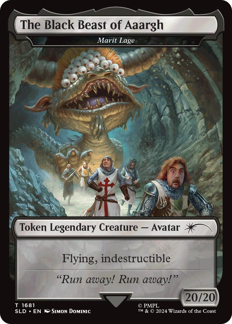 The Black Beast of Aaargh - Marit Lage Token [Secret Lair Drop Series] | Odin's Place