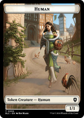 Human // Soldier Double-Sided Token [Bloomburrow Commander Tokens] | Odin's Place