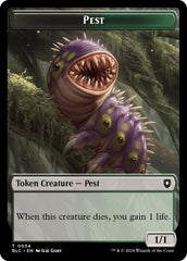 Pest // Shapeshifter Double-Sided Token [Bloomburrow Commander Tokens] | Odin's Place