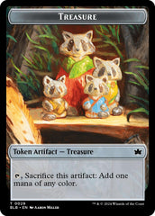 Prosperous Bandit // Treasure Double-Sided Token [Bloomburrow Commander Tokens] | Odin's Place