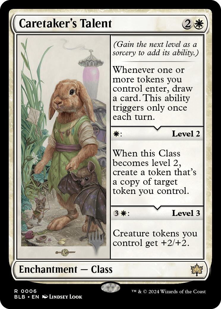 Caretaker's Talent (Promo Pack) [Bloomburrow Promos] | Odin's Place