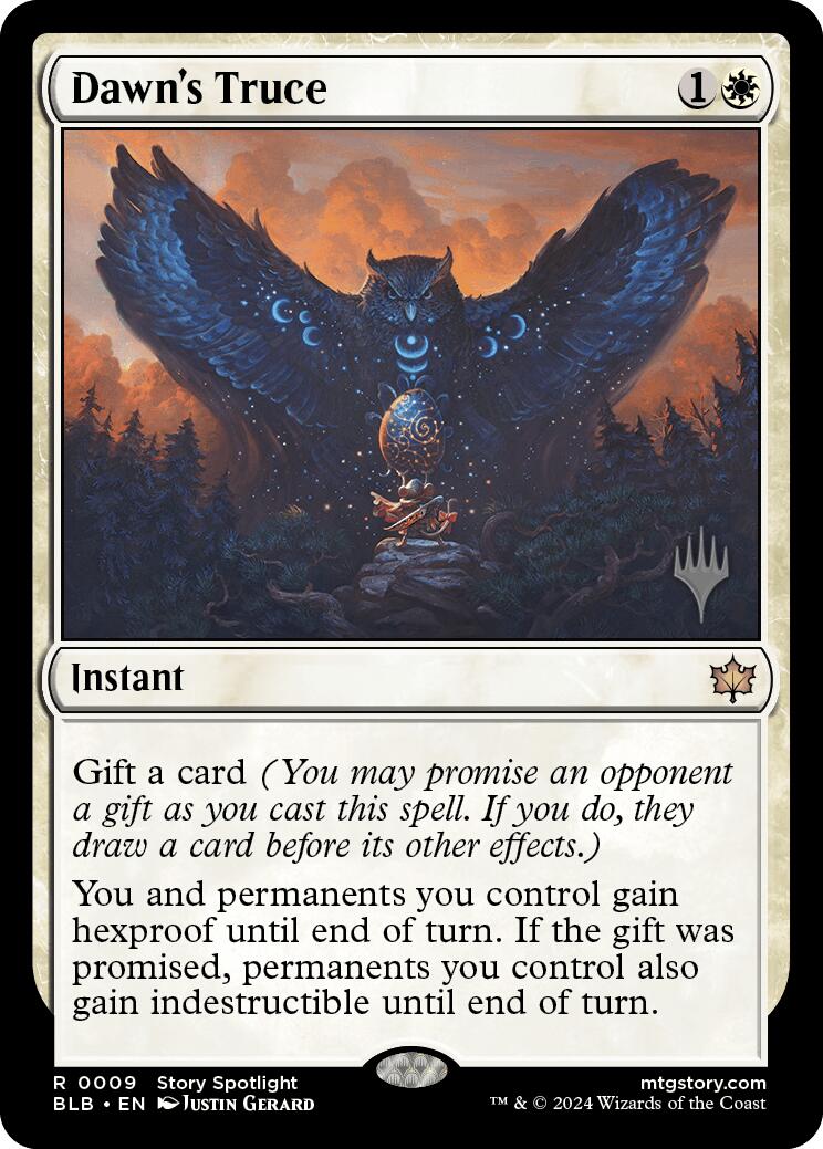 Dawn's Truce (Promo Pack) [Bloomburrow Promos] | Odin's Place