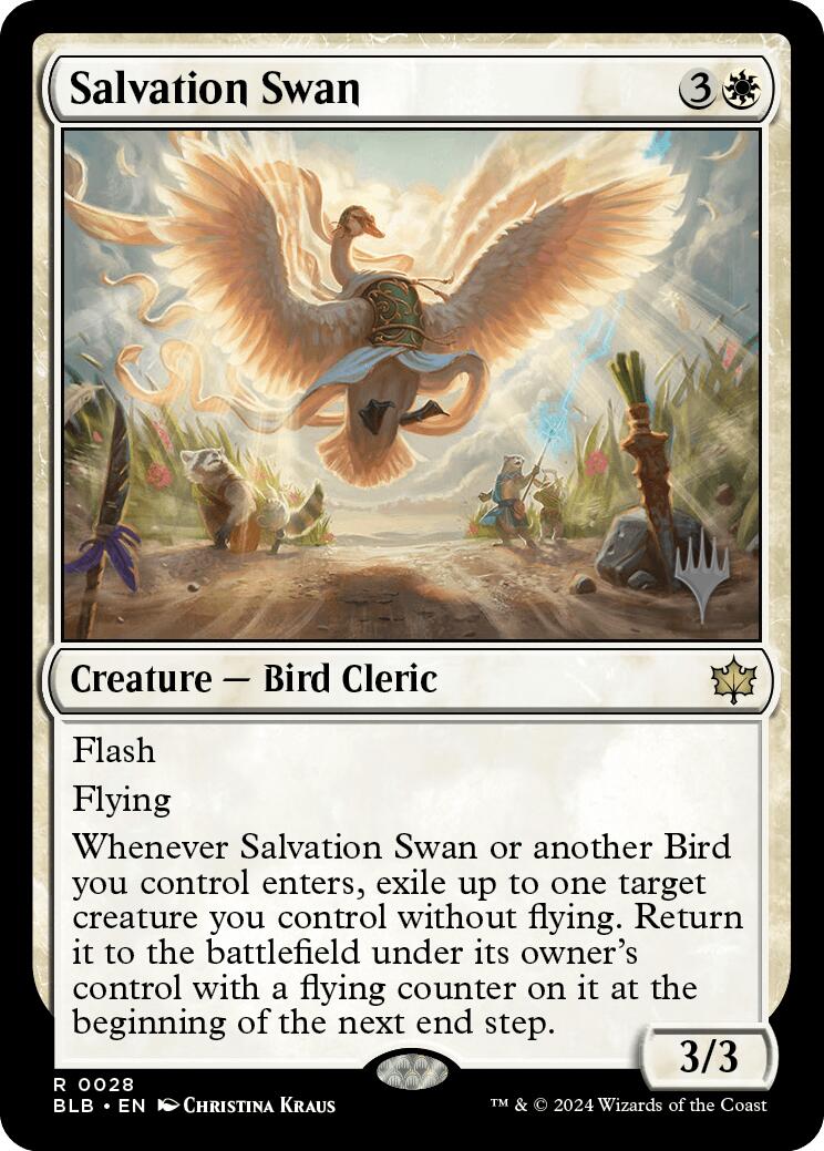 Salvation Swan (Promo Pack) [Bloomburrow Promos] | Odin's Place