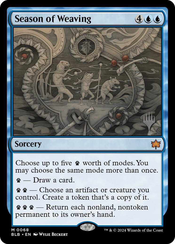 Season of Weaving (Promo Pack) [Bloomburrow Promos] | Odin's Place