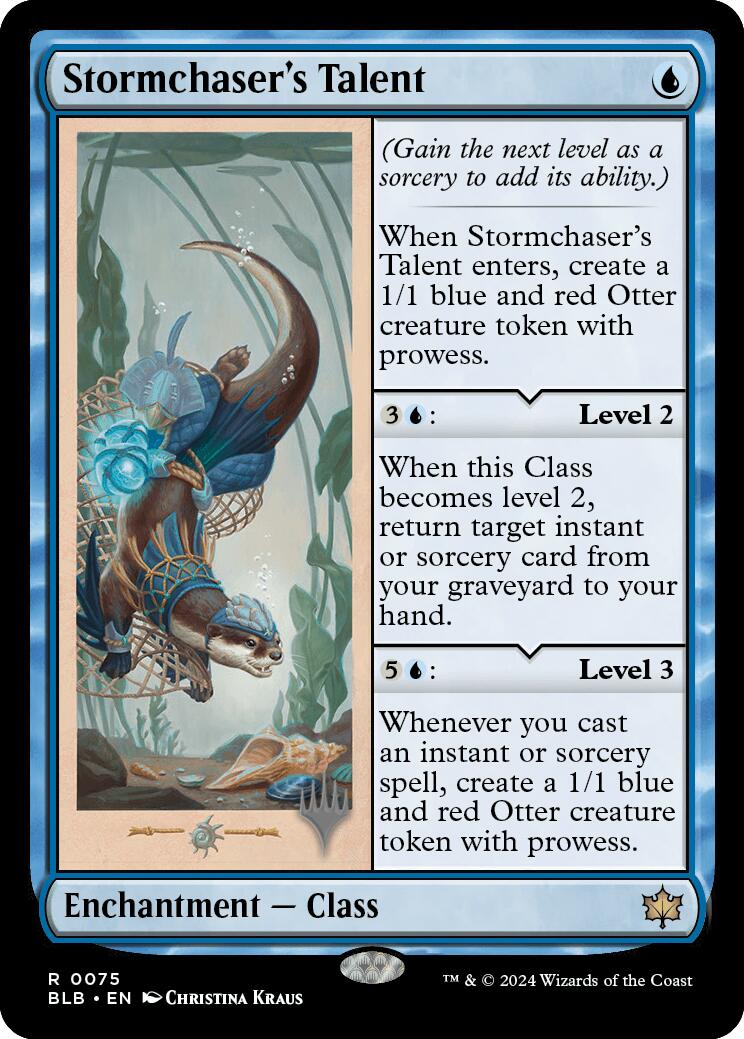 Stormchaser's Talent (Promo Pack) [Bloomburrow Promos] | Odin's Place