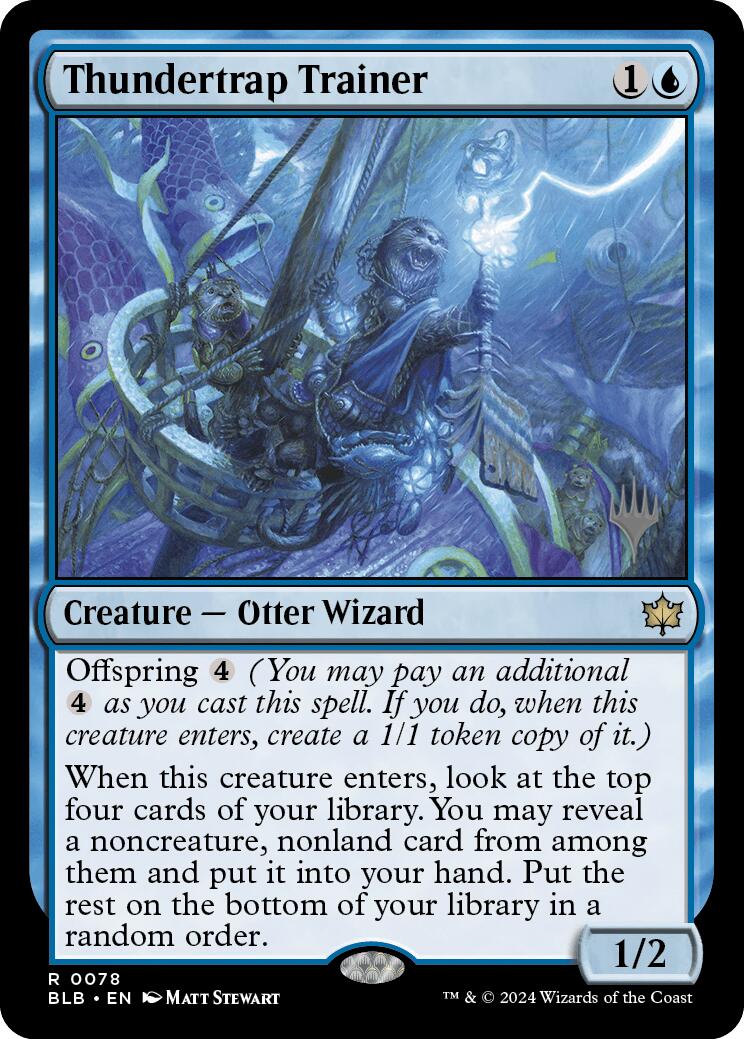 Thundertrap Trainer (Promo Pack) [Bloomburrow Promos] | Odin's Place
