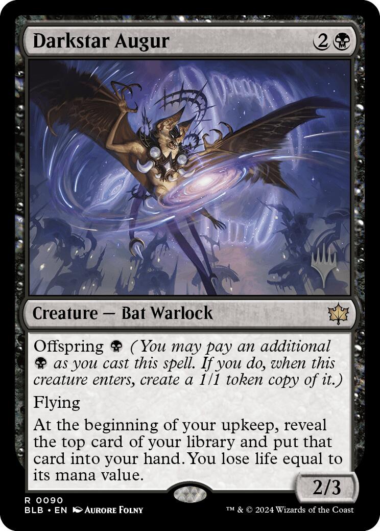 Darkstar Augur (Promo Pack) [Bloomburrow Promos] | Odin's Place