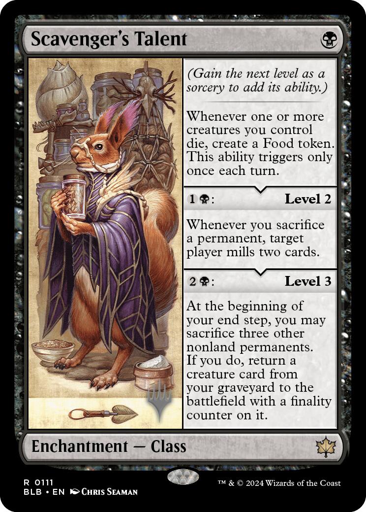 Scavenger's Talent (Promo Pack) [Bloomburrow Promos] | Odin's Place