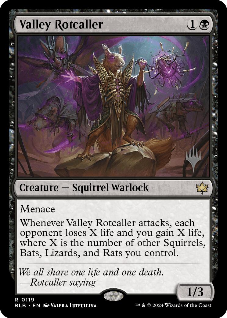 Valley Rotcaller (Promo Pack) [Bloomburrow Promos] | Odin's Place