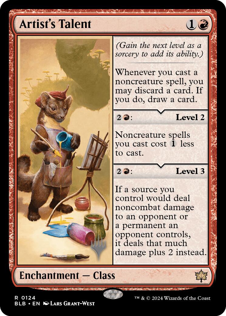 Artist's Talent (Promo Pack) [Bloomburrow Promos] | Odin's Place