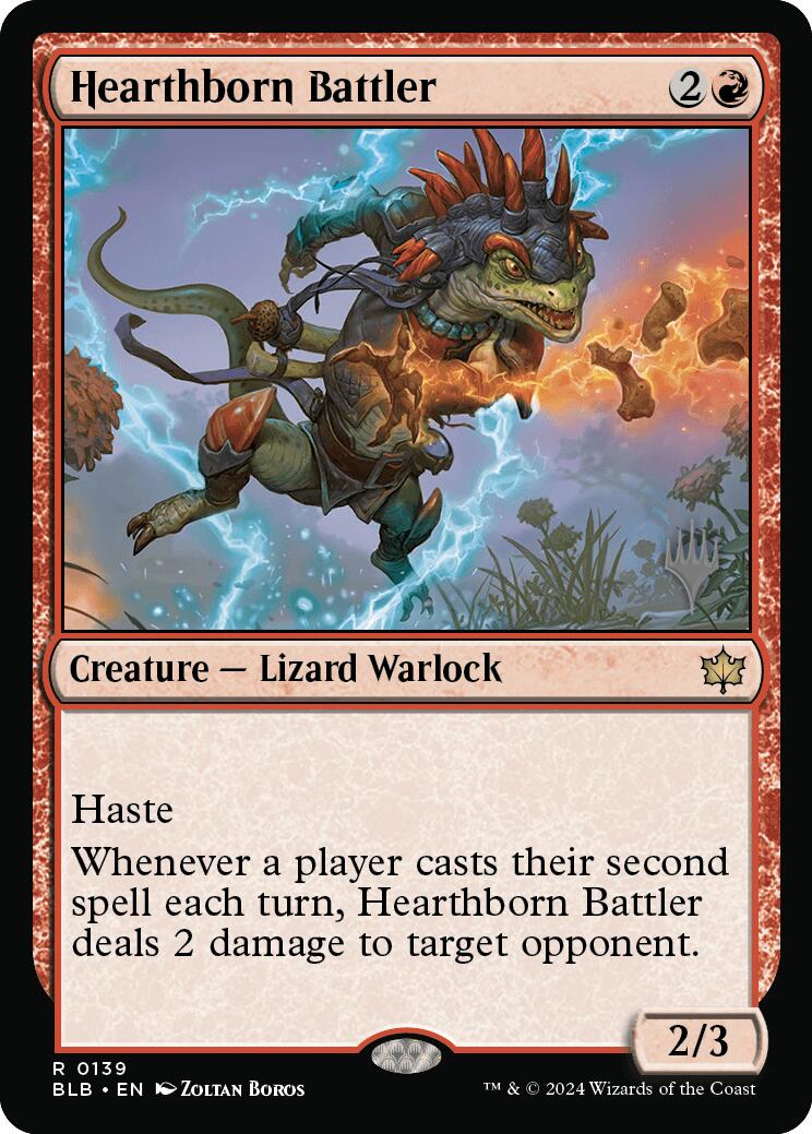 Hearthborn Battler (Promo Pack) [Bloomburrow Promos] | Odin's Place