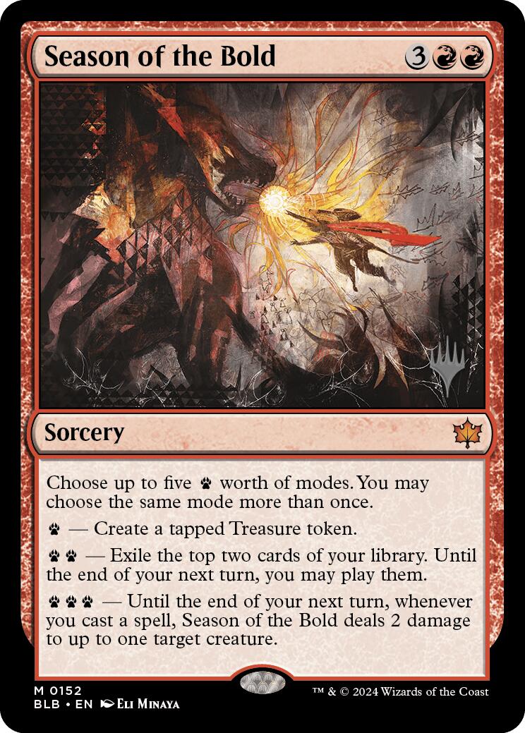 Season of the Bold (Promo Pack) [Bloomburrow Promos] | Odin's Place