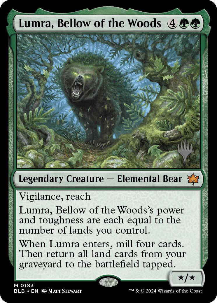 Lumra, Bellow of the Woods (Promo Pack) [Bloomburrow Promos] | Odin's Place