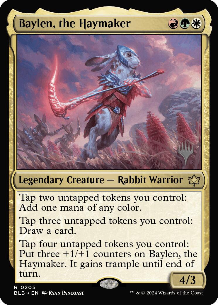 Baylen, the Haymaker (Promo Pack) [Bloomburrow Promos] | Odin's Place