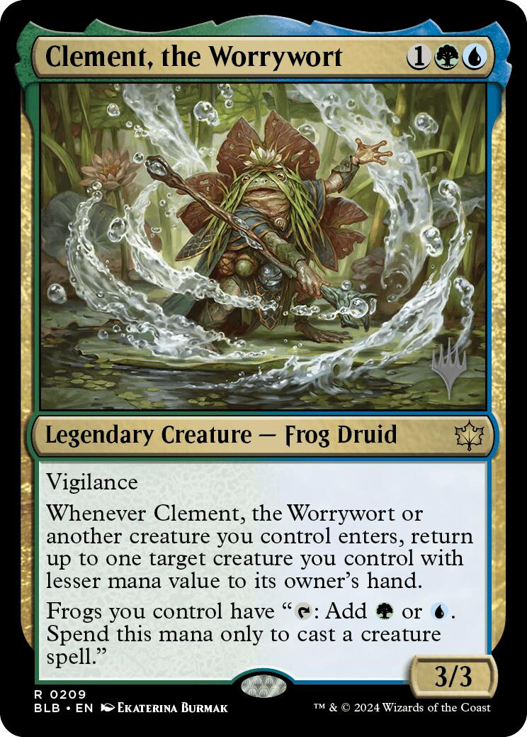 Clement, the Worrywort (Promo Pack) [Bloomburrow Promos] | Odin's Place
