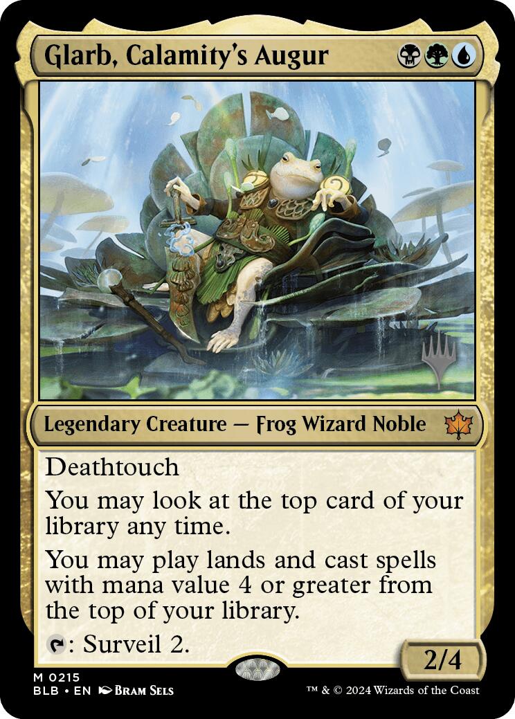 Glarb, Calamity's Augur (Promo Pack) [Bloomburrow Promos] | Odin's Place