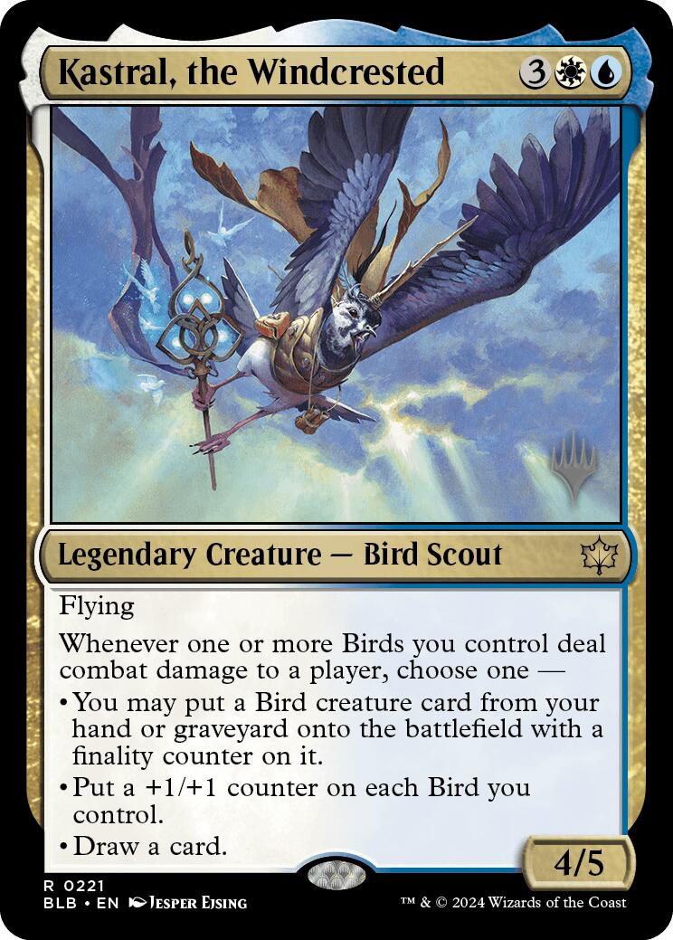 Kastral, the Windcrested (Promo Pack) [Bloomburrow Promos] | Odin's Place