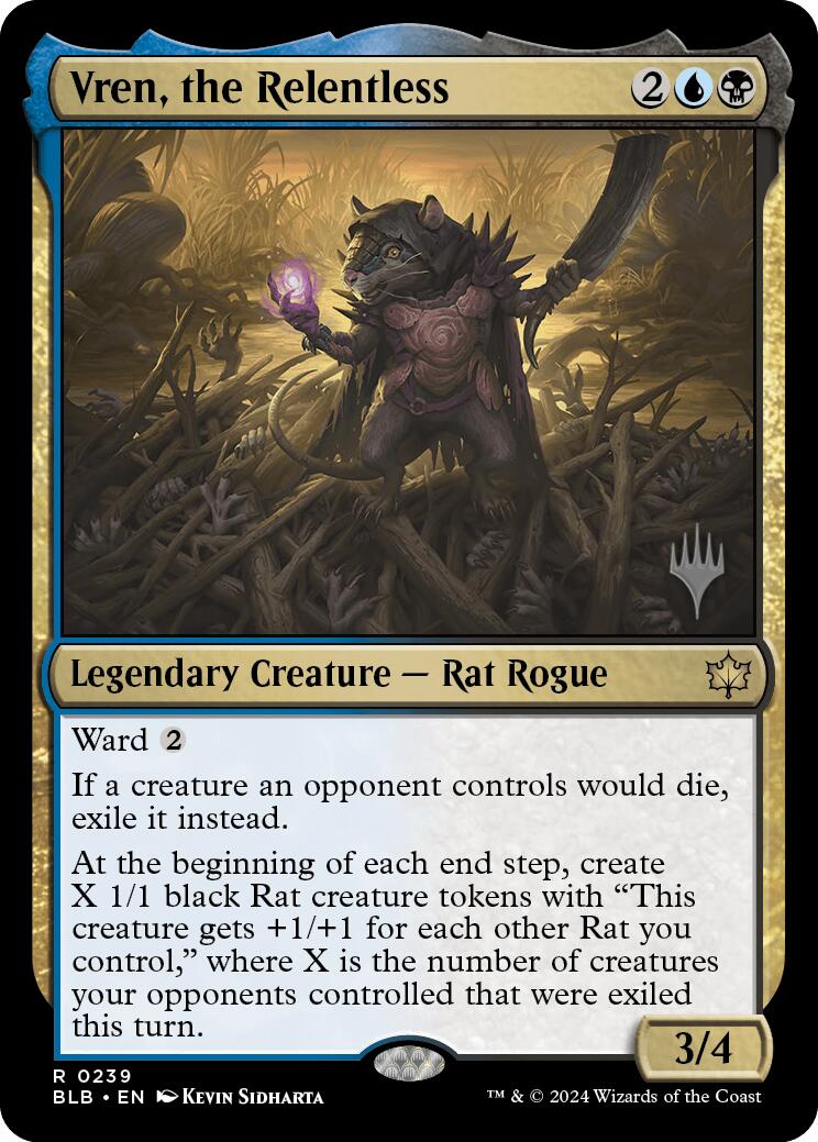 Vren, the Relentless (Promo Pack) [Bloomburrow Promos] | Odin's Place