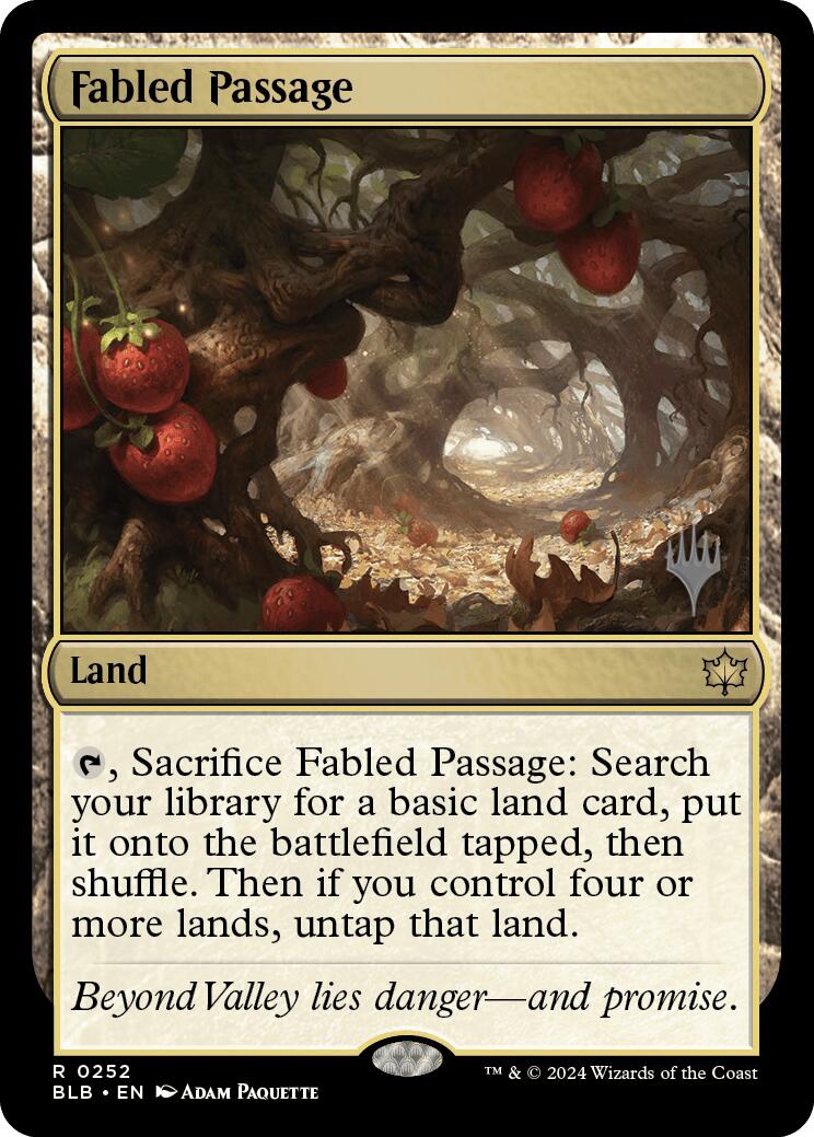 Fabled Passage (Promo Pack) [Bloomburrow Promos] | Odin's Place