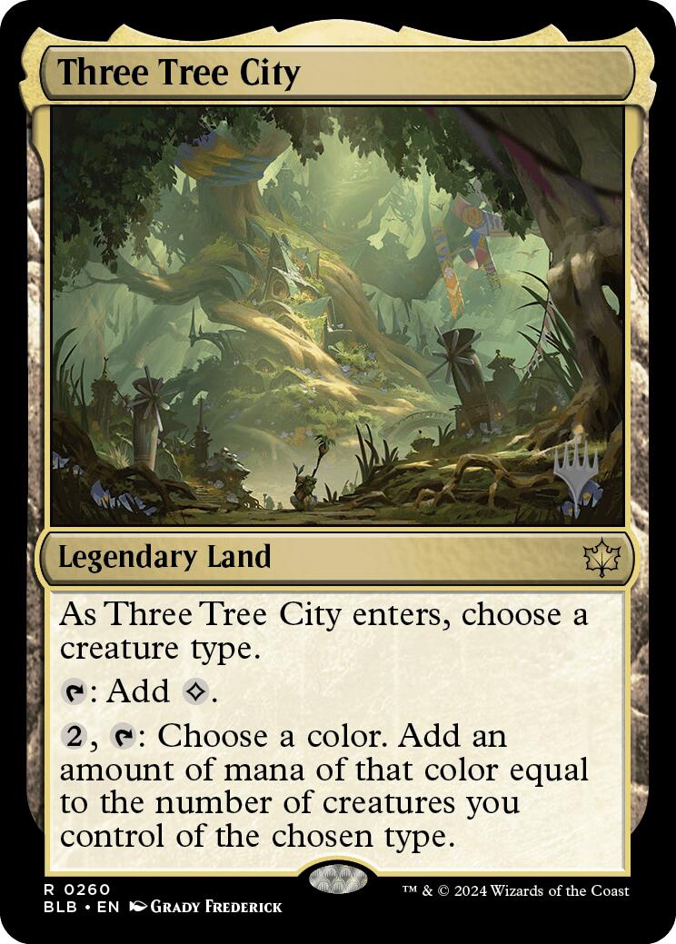Three Tree City (Promo Pack) [Bloomburrow Promos] | Odin's Place