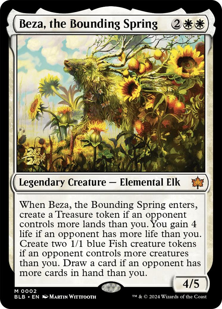 Beza, the Bounding Spring [Bloomburrow Prerelease Promos] | Odin's Place