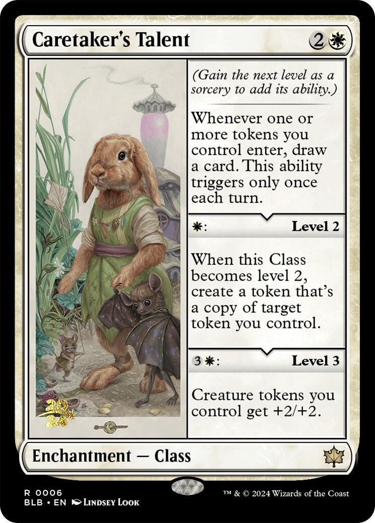 Caretaker's Talent [Bloomburrow Prerelease Promos] | Odin's Place