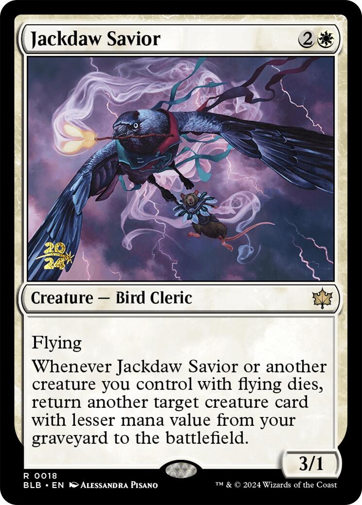 Jackdaw Savior [Bloomburrow Prerelease Promos] | Odin's Place