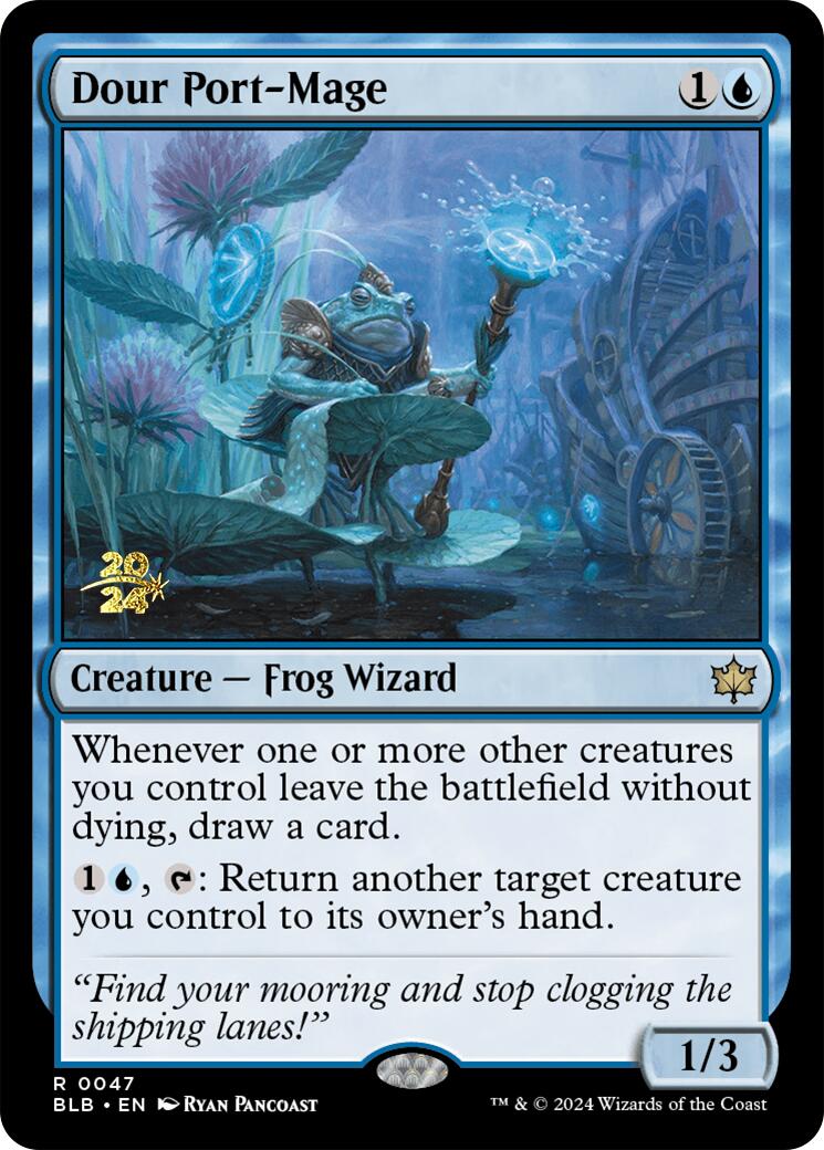 Dour Port-Mage [Bloomburrow Prerelease Promos] | Odin's Place