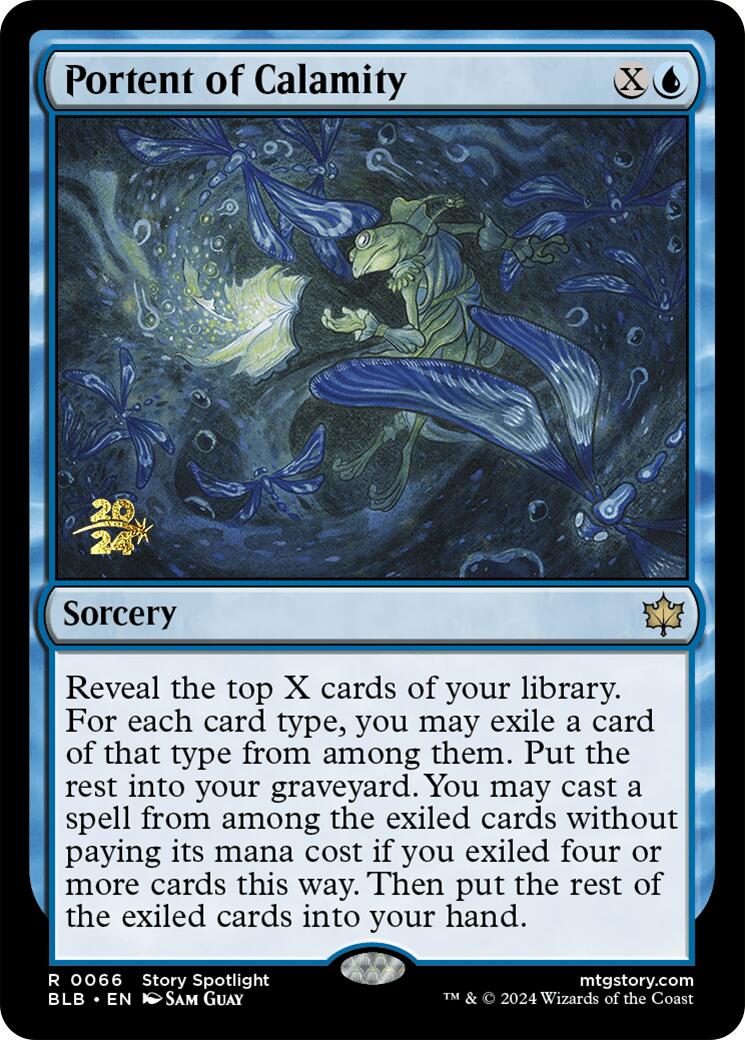 Portent of Calamity [Bloomburrow Prerelease Promos] | Odin's Place