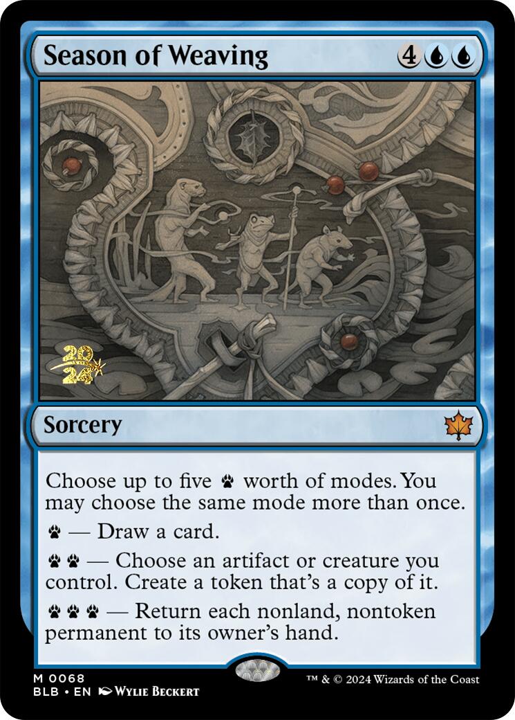 Season of Weaving [Bloomburrow Prerelease Promos] | Odin's Place