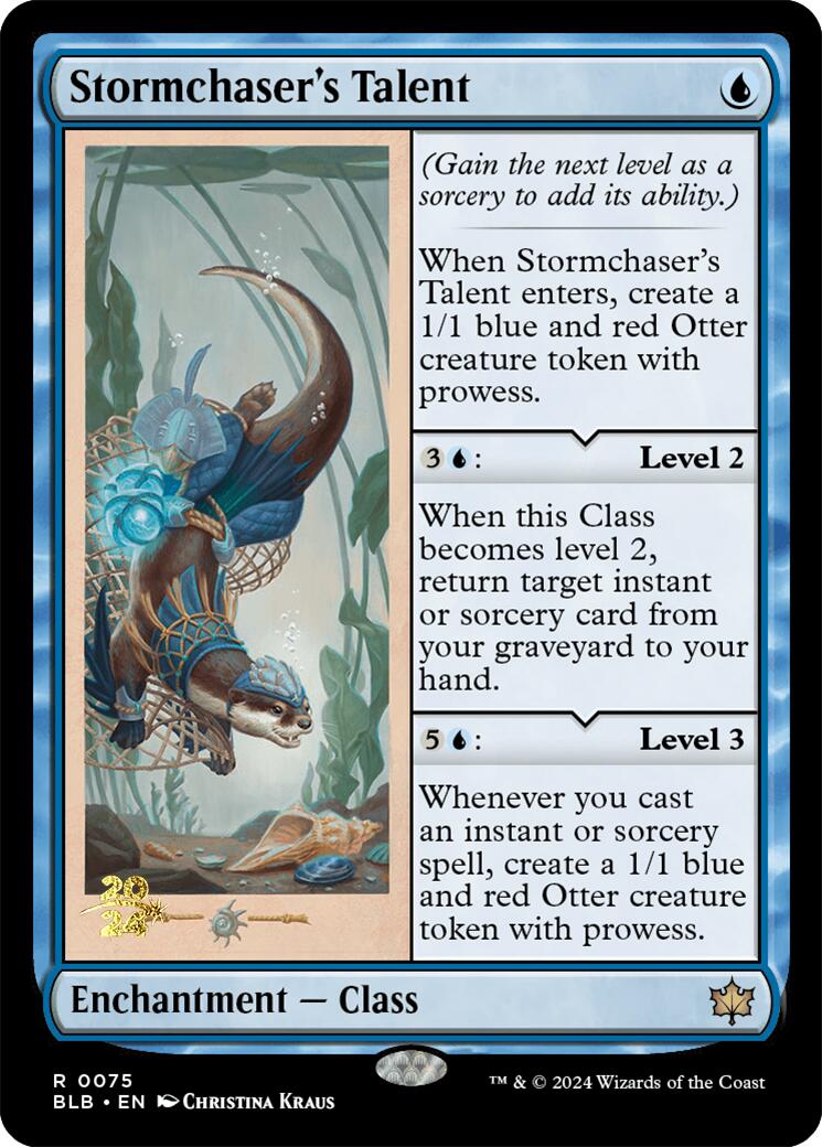 Stormchaser's Talent [Bloomburrow Prerelease Promos] | Odin's Place