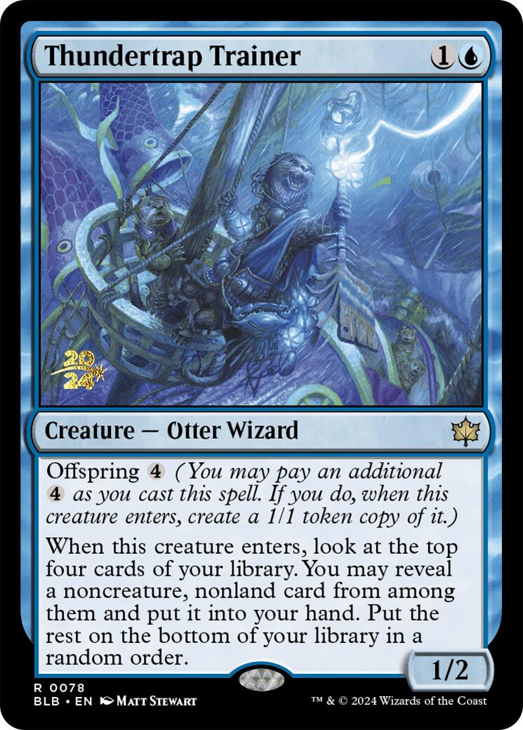Thundertrap Trainer [Bloomburrow Prerelease Promos] | Odin's Place