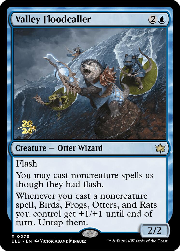 Valley Floodcaller [Bloomburrow Prerelease Promos] | Odin's Place