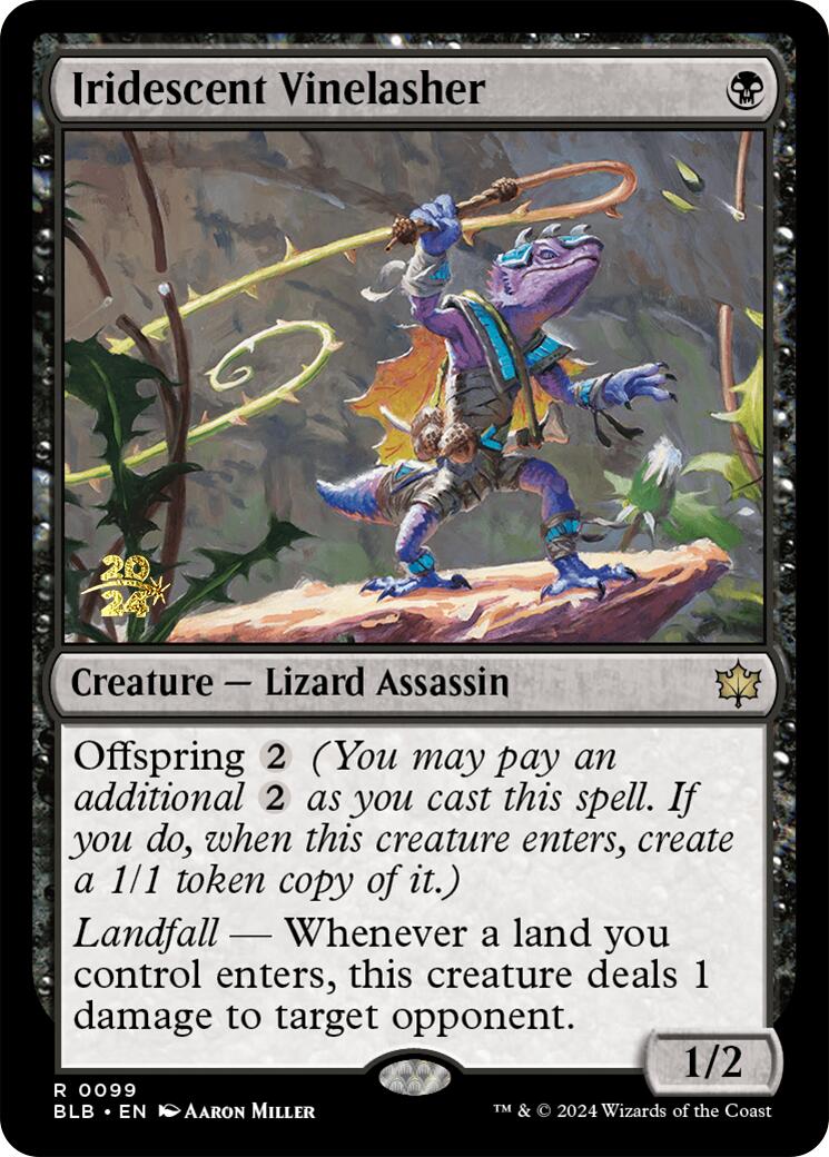 Iridescent Vinelasher [Bloomburrow Prerelease Promos] | Odin's Place