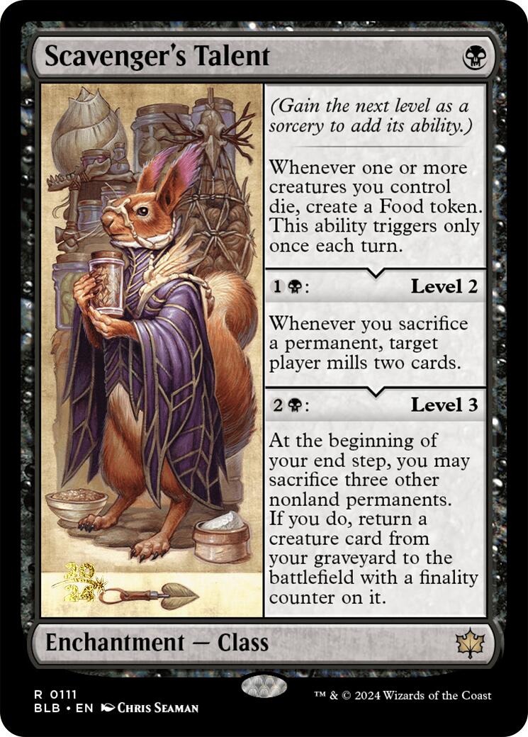 Scavenger's Talent [Bloomburrow Prerelease Promos] | Odin's Place