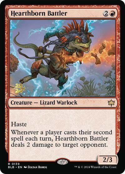 Hearthborn Battler [Bloomburrow Prerelease Promos] | Odin's Place