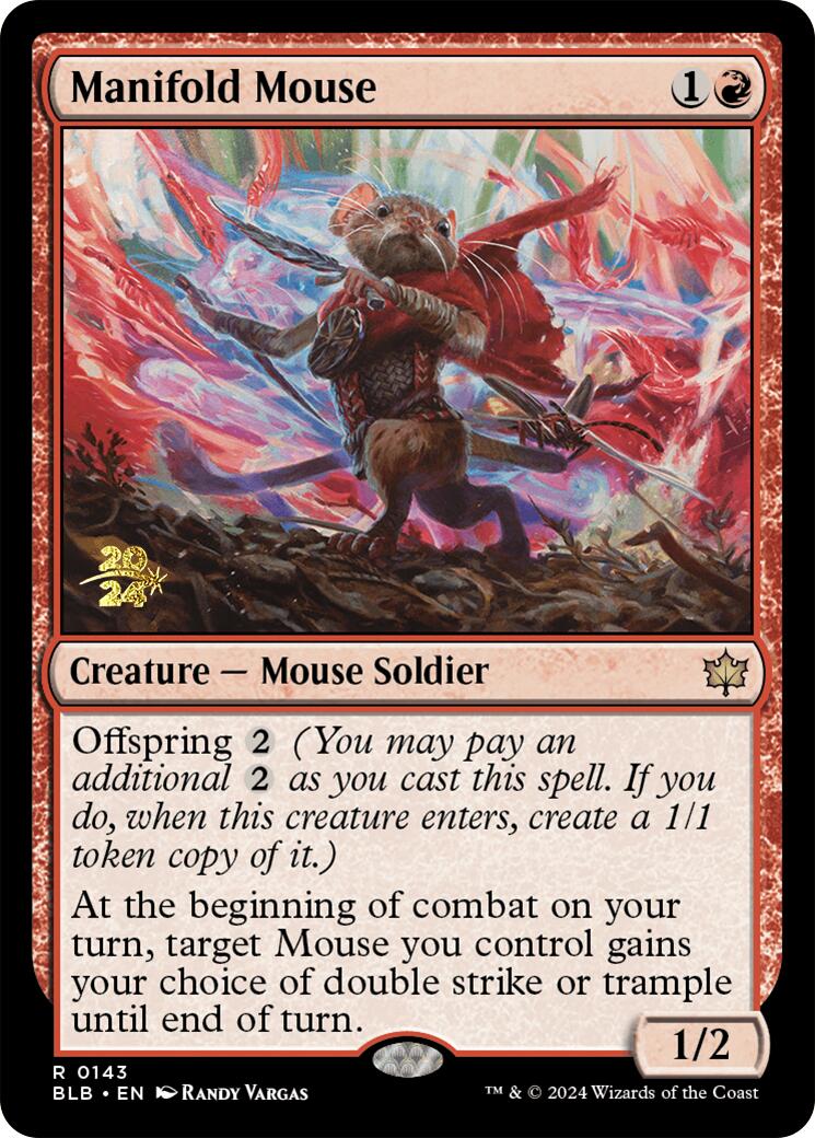 Manifold Mouse [Bloomburrow Prerelease Promos] | Odin's Place