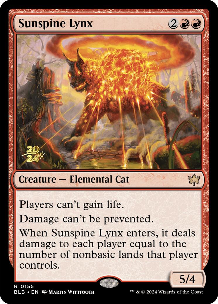 Sunspine Lynx [Bloomburrow Prerelease Promos] | Odin's Place