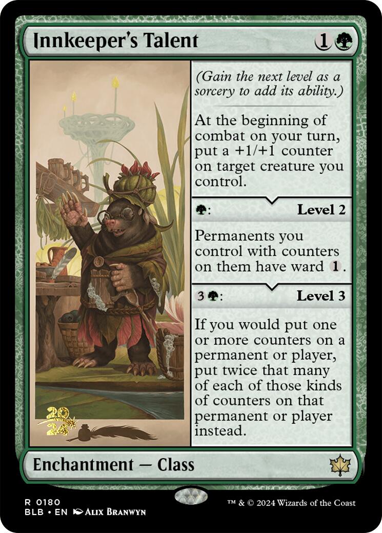 Innkeeper's Talent [Bloomburrow Prerelease Promos] | Odin's Place