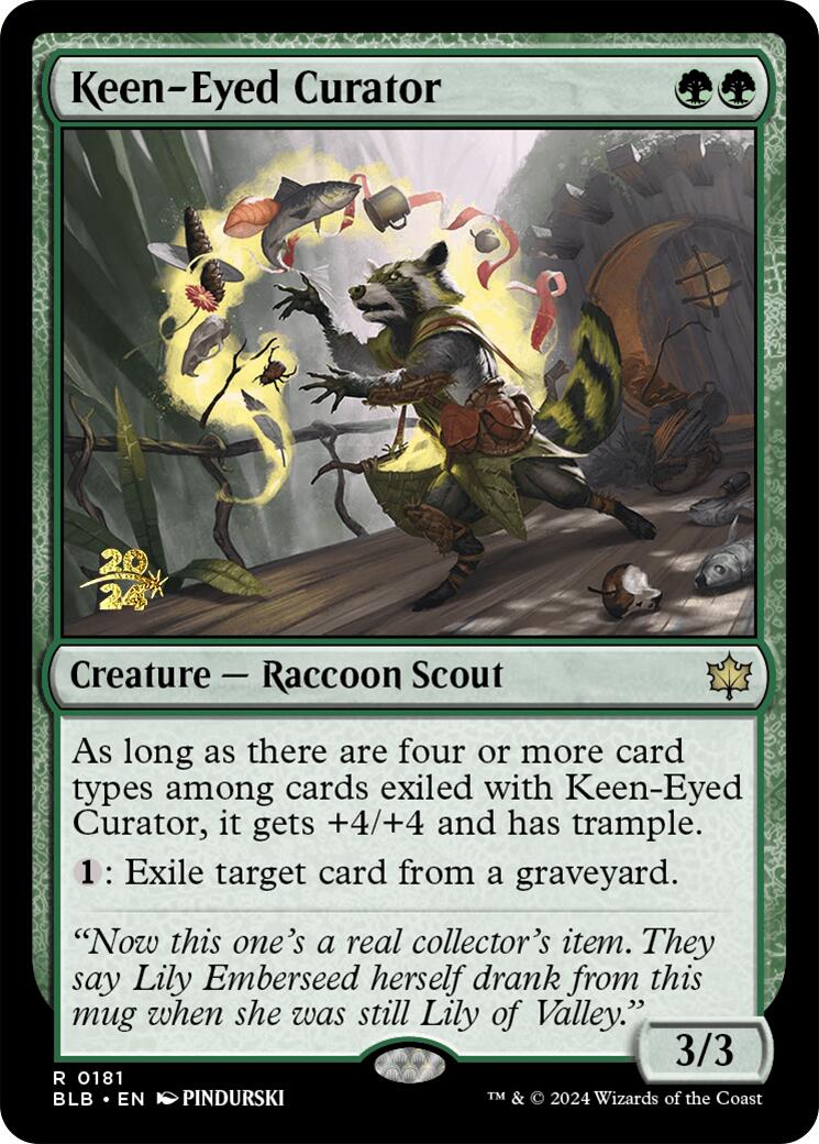 Keen-Eyed Curator [Bloomburrow Prerelease Promos] | Odin's Place