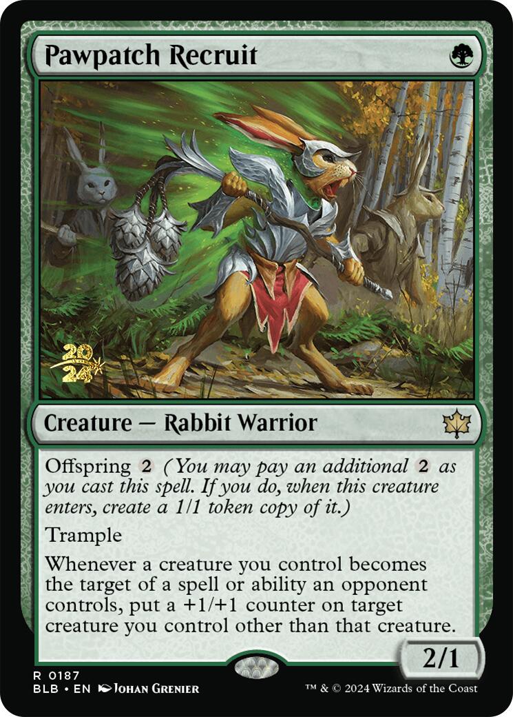 Pawpatch Recruit [Bloomburrow Prerelease Promos] | Odin's Place