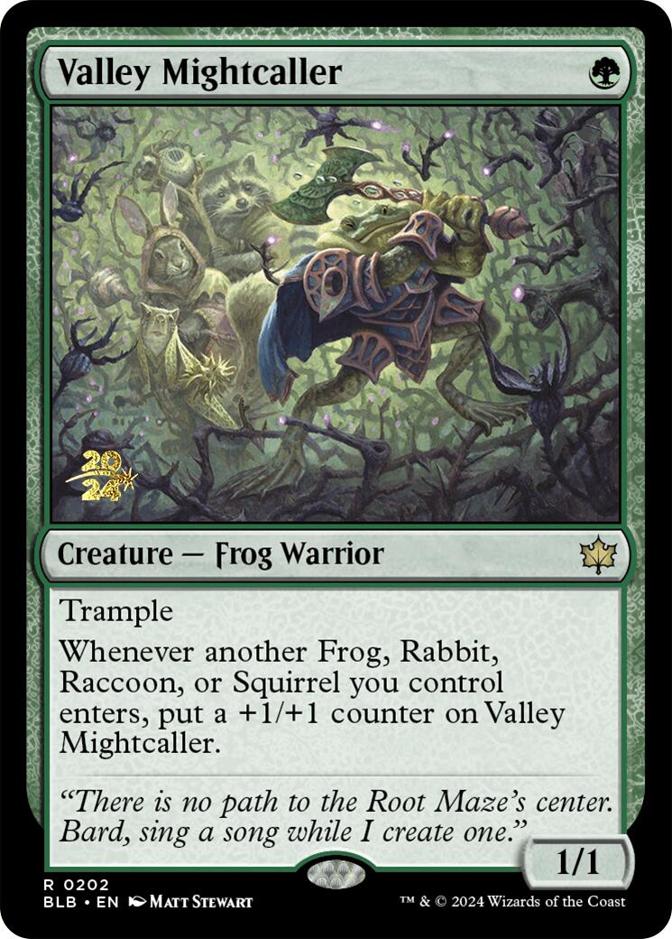 Valley Mightcaller [Bloomburrow Prerelease Promos] | Odin's Place