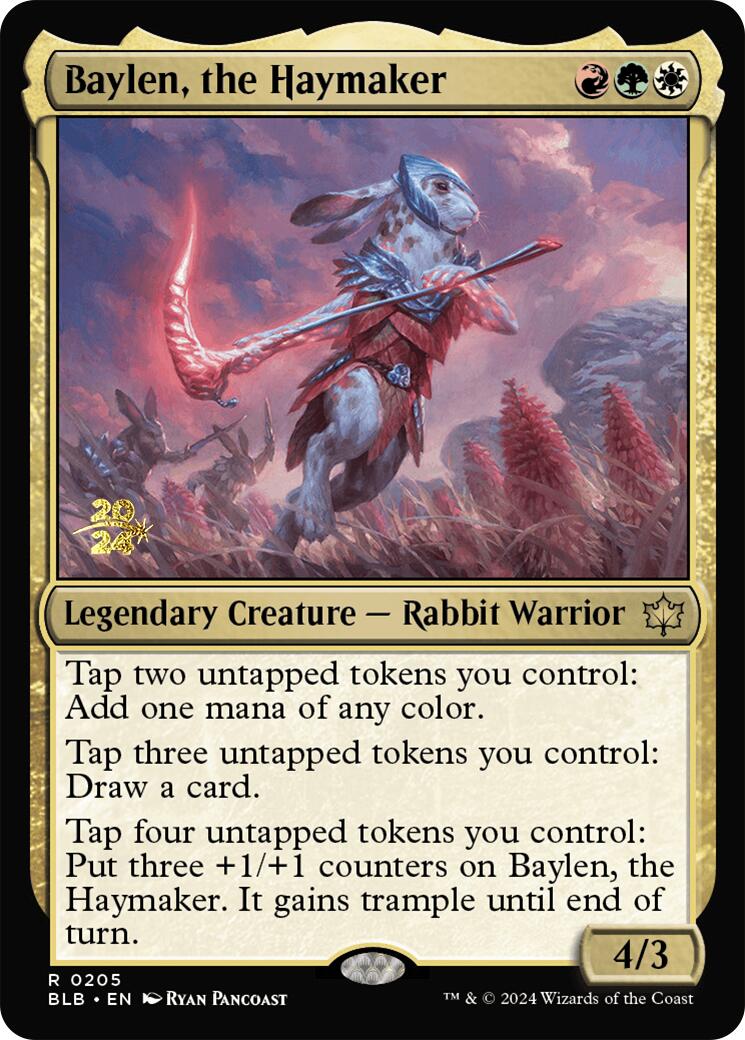 Baylen, the Haymaker [Bloomburrow Prerelease Promos] | Odin's Place