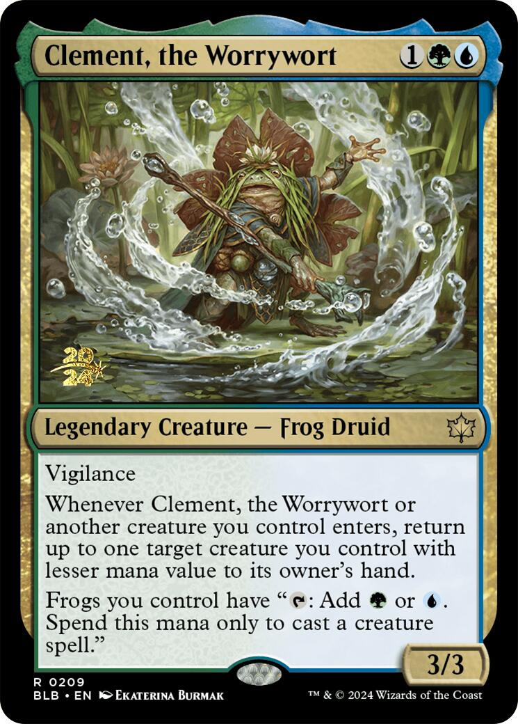 Clement, the Worrywort [Bloomburrow Prerelease Promos] | Odin's Place