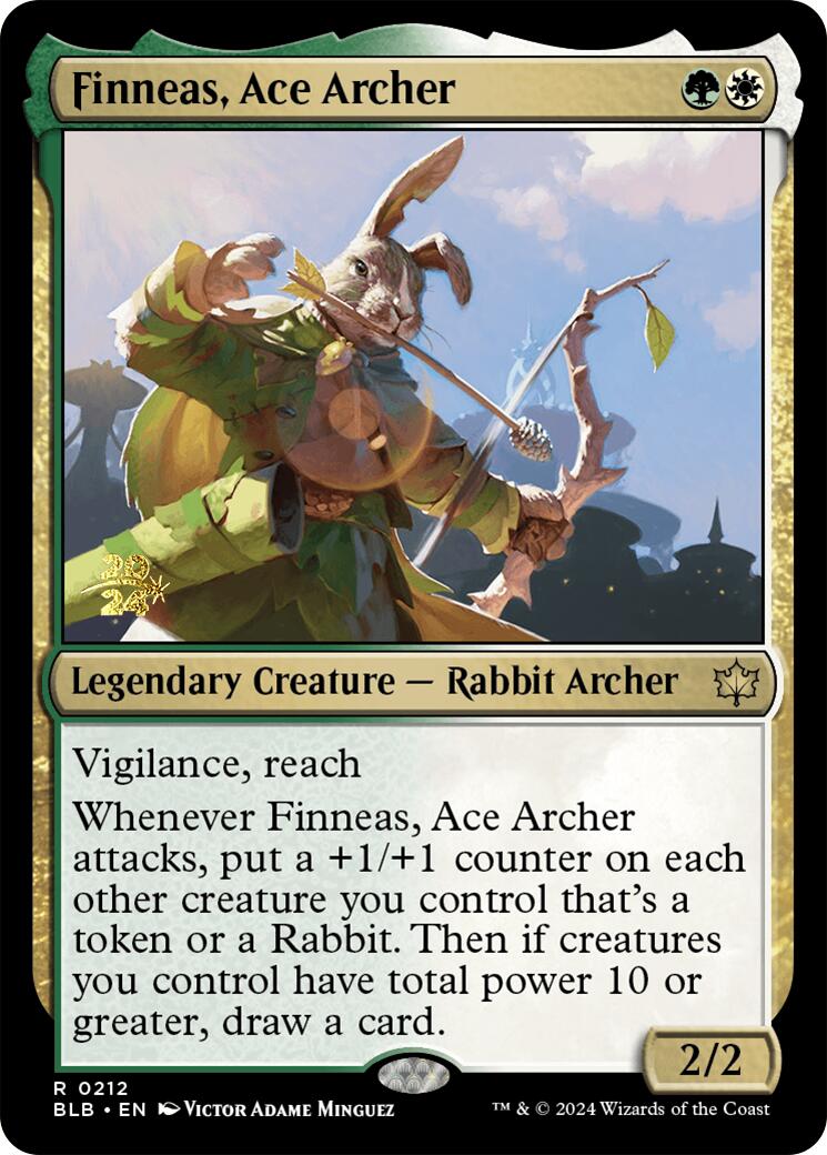 Finneas, Ace Archer [Bloomburrow Prerelease Promos] | Odin's Place